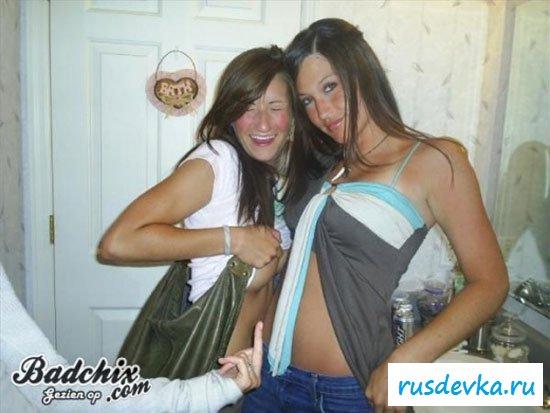 Похотливый разврат с пьяными самочками